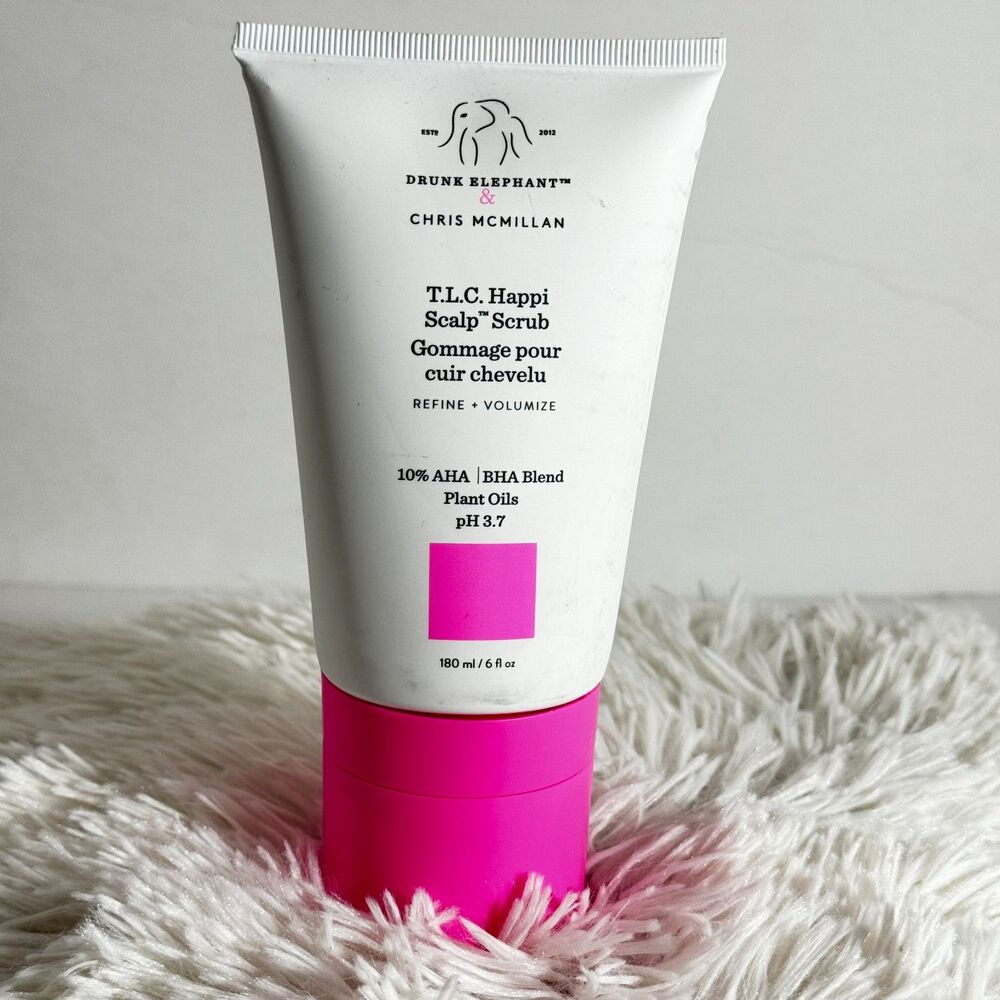 Drunk Elephant & Chris McMillan T.L.C Happi Scalp Scrub, 180 ml 6 fl oz.